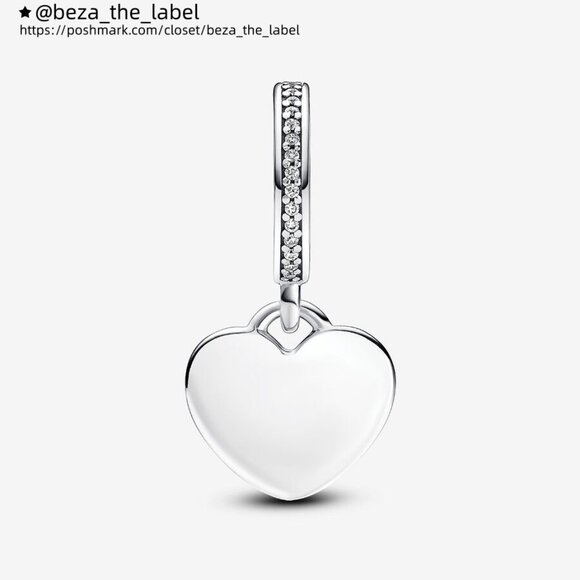 Pandora Engravable Footprint Dangle Charm|Pendant - Picture 2 of 2